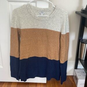 Good condition J crew Factory color block sweater